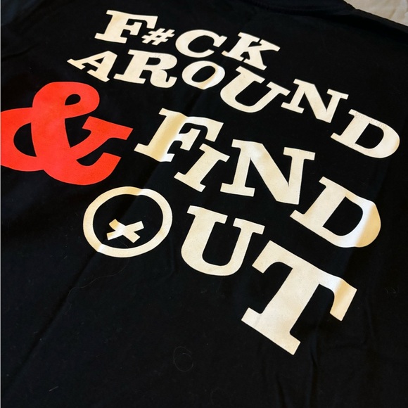 1320Video x Quiet racing Black Graphic T-Shirt, Size XL - Picture 2 of 5